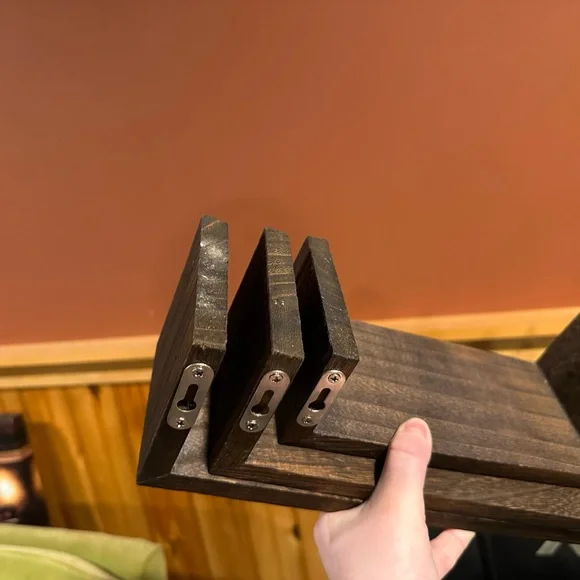 Rustic Brown Wall floating Shelf - Picture 5 of 5